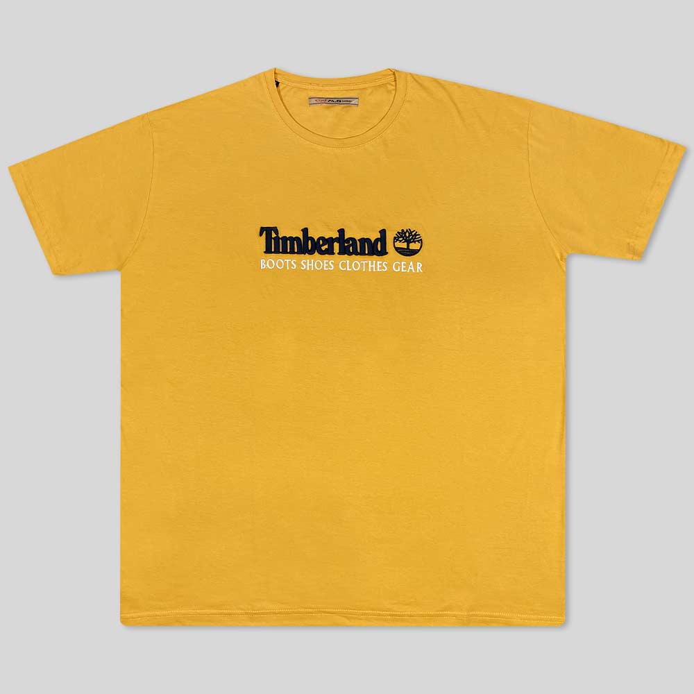 تیشرت سایز بزرگ زرد Timberland