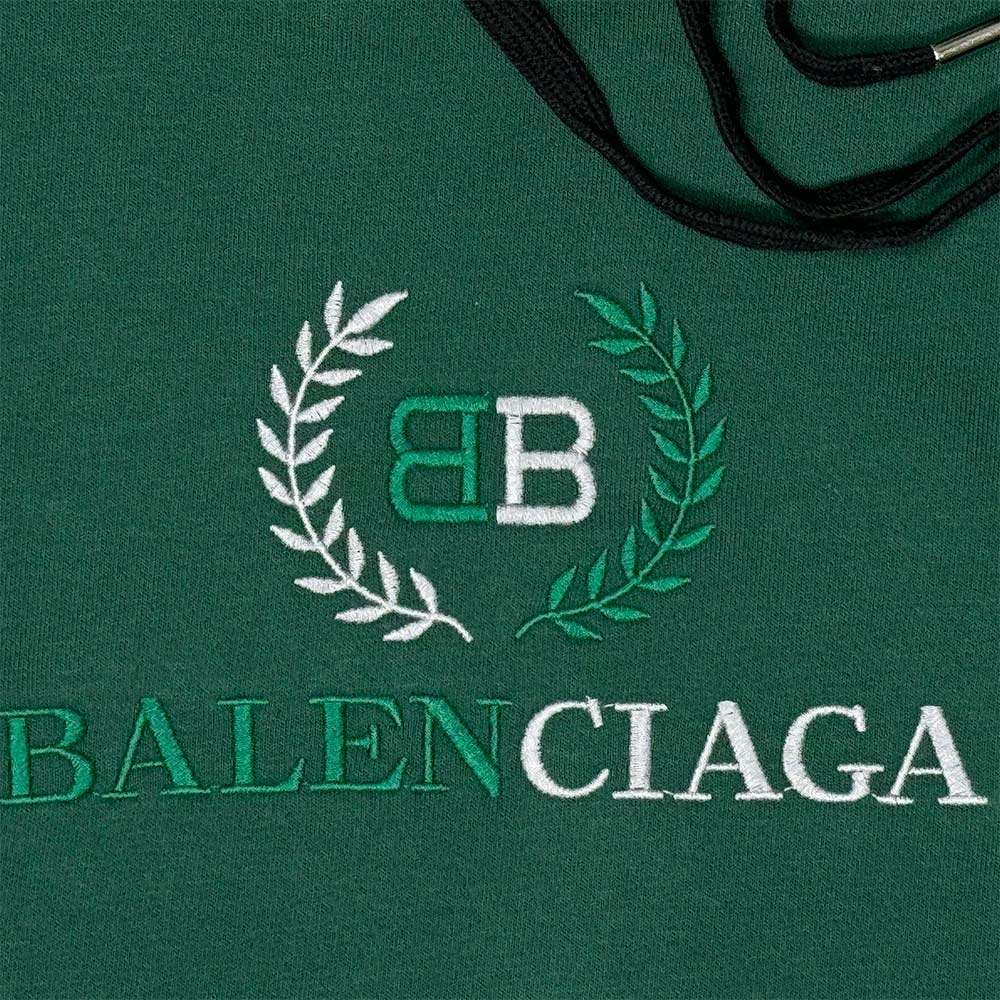 هودی دورس Balenciaga سبز سه‌نخ 1330107-7 (2)