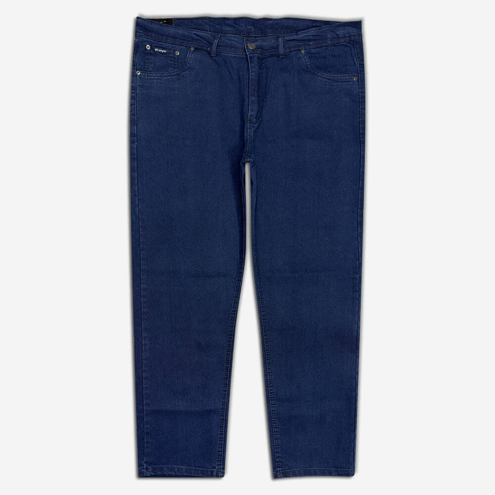 111090-7-Pants-leo-large-size-mens-navy-blue-1 شلوار جین سایز بزرگ کلاسیک فاق بلند و زیپ دار سرمه ای 1110150-6 نمای جلو