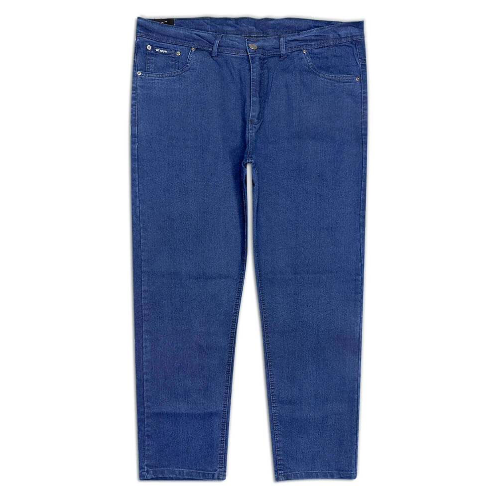 111090-8-Pants-leo-large-size-mens-navy-blue-1 شلوار جین سایز بزرگ کلاسیک فاق بلند و زیپ دار آبی دریایی 1110150-3 نمای جلو