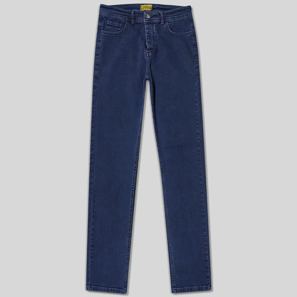 120cm-long-high-simple-straight-men-denim-111055-6-blue-1 شلوار جین قد 120 مردانه برش راسته آبی 1110147-9 نمای جلو