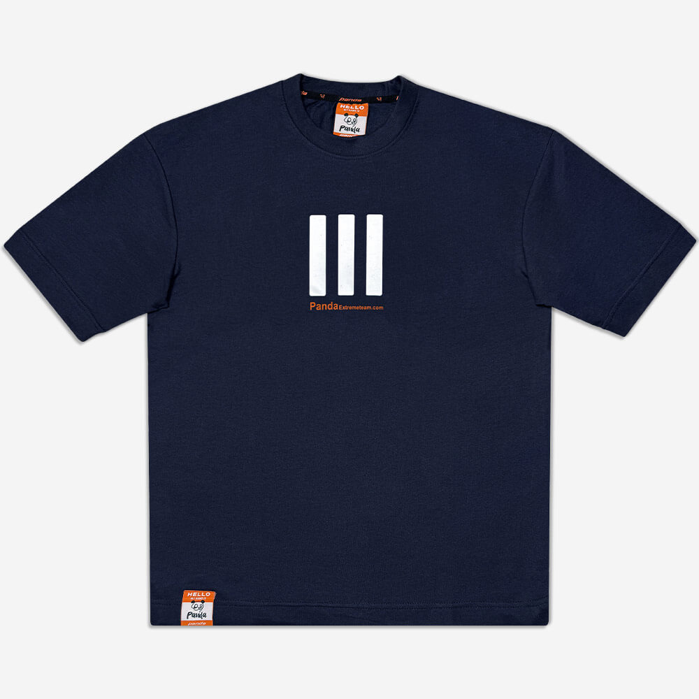 1220177-3khati-5-Long-shoulder T-shirt - Large size - Sporty - Navy blue (1) تیشرت باکسی یا دراپ شولدر قواره آزاد و سرشانه افتاده سرمه ای 1220190-32 نمای جلو