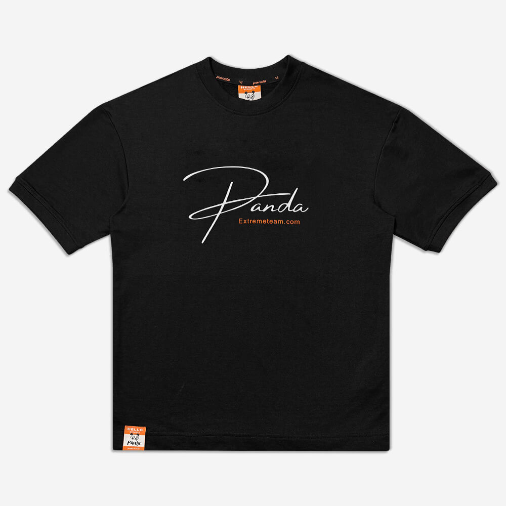 1220177-6-1220177-2-T-shirt drop shoulder - large size - sports - black (1) تیشرت دراپ شولدر یا تیشرت باکسی قواره آزاد و سرشانه افتاده مشکی 1220190-6 نمای جلو