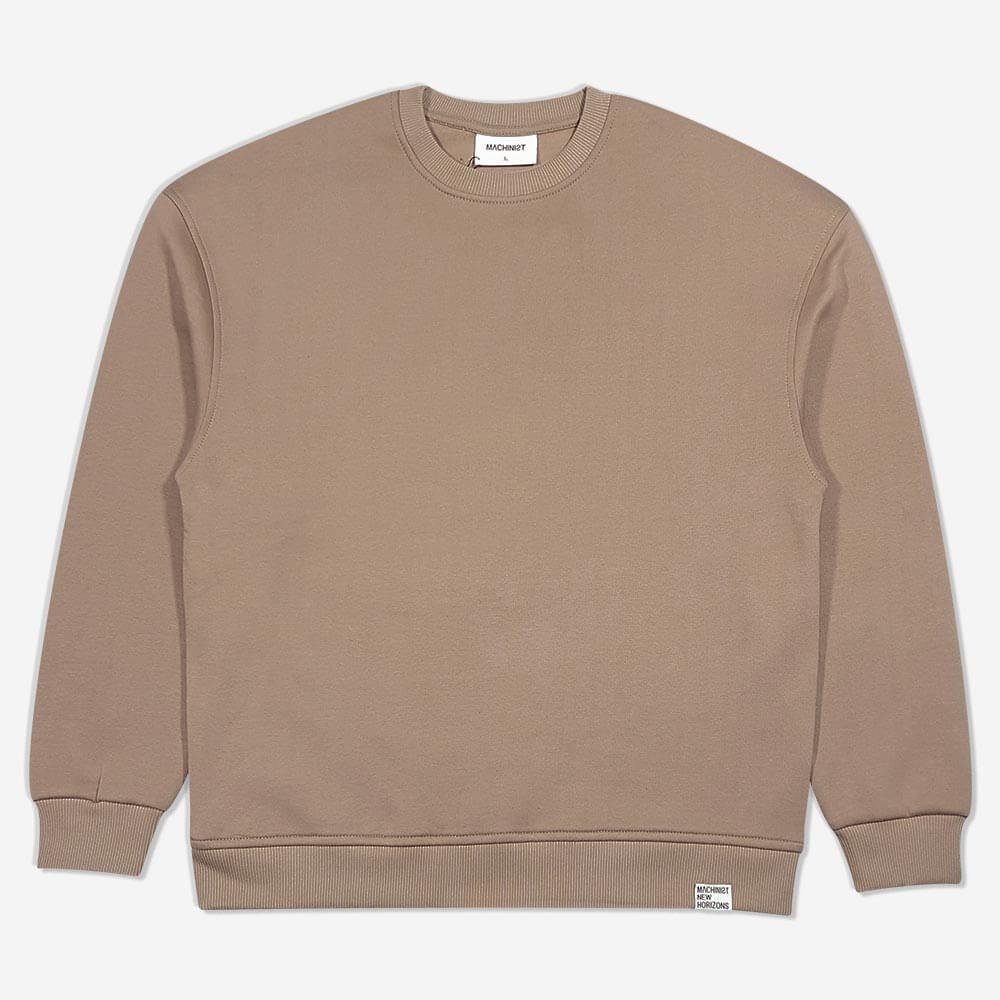 cream-simple-round-neck-long-sleeve-men-sweatshirt-133096-8-1-1 بلوز دورس اورسایز سه نخ طرح machinist کرم 133096 نمای جلو