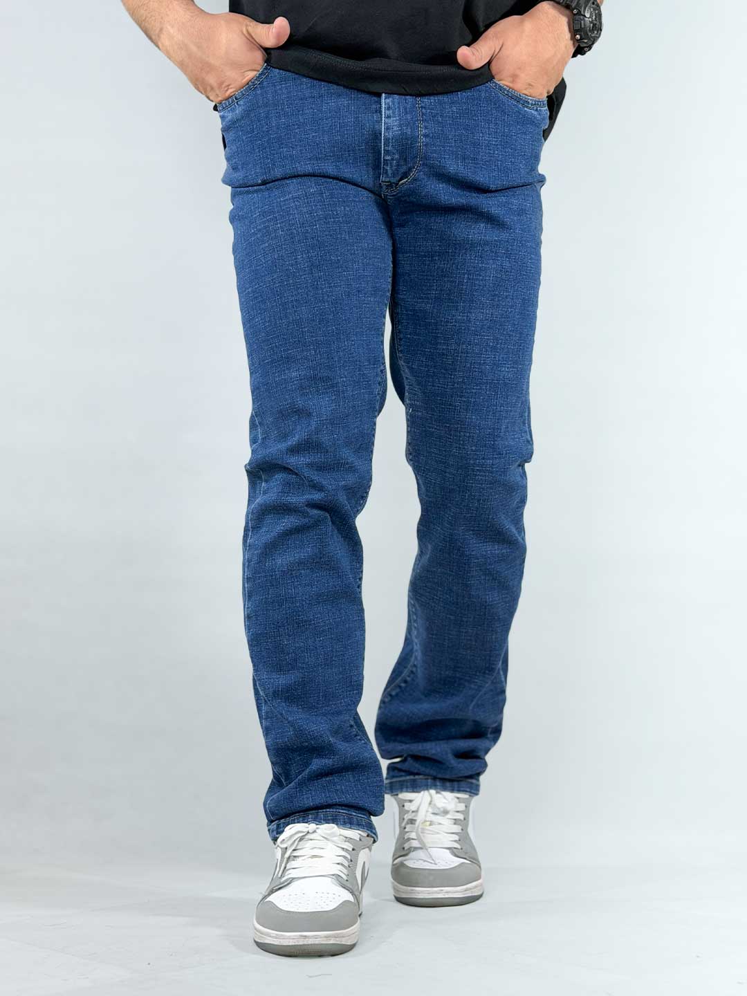 Straight-Leg-Denim-Jeans-–-Blue-1110199-1 شلوار جین راسته قد 110 رنگ آبی 1110199-1 نمای جلو