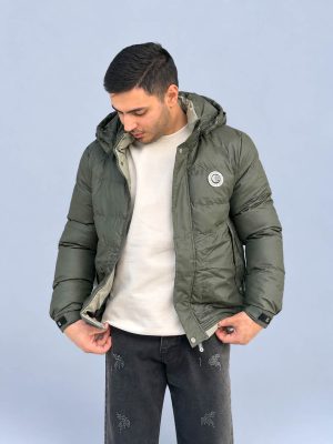 کاپشن اسپرت مردانه سیلیکونی Dj اورجینال رنگ یشمی